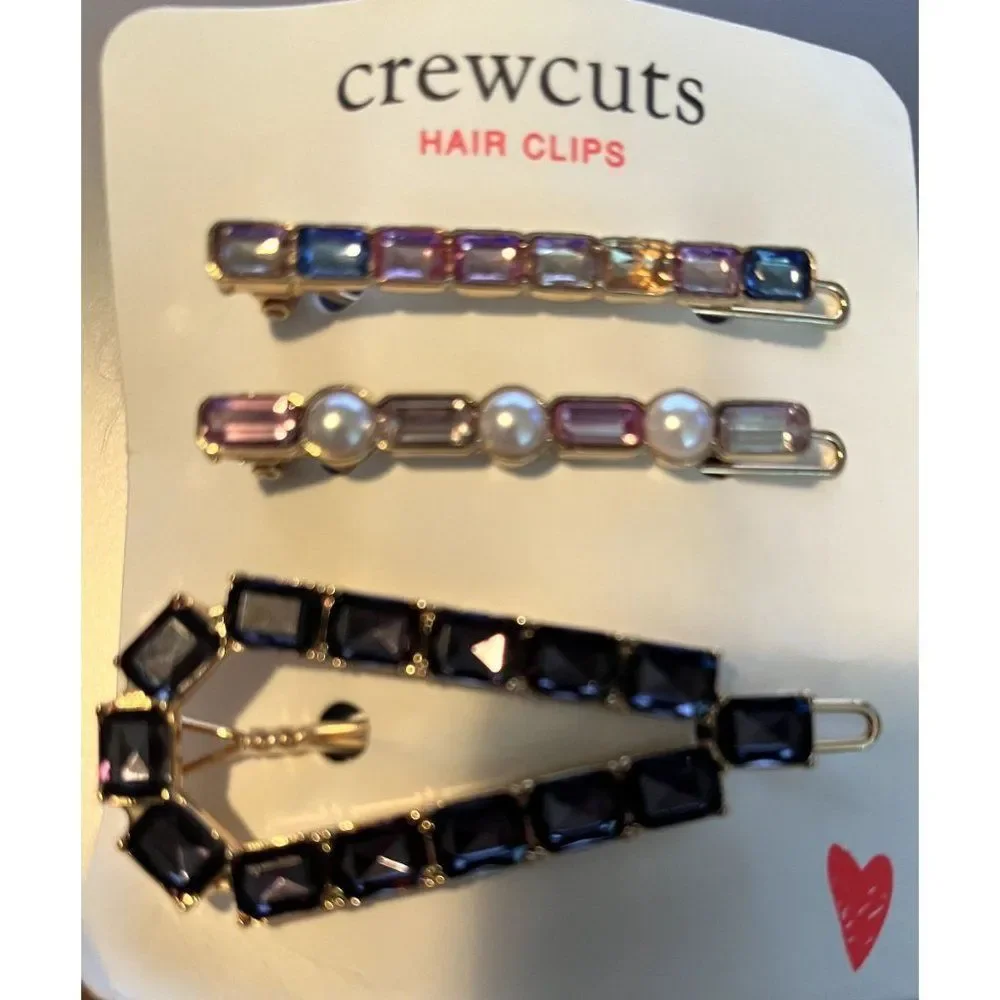 J.CREW Girls' Holiday Hair Clip Pack - Picture 2 of 3